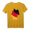 Deutschlandkarte T-Shirt mit Nationalfarben Flagge - Stolz auf das Vaterland, klassisch geschnitten