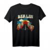 Berlin Vintage Deutschland Stadt Regenbogen Straßen Retro T-Shirt – 70er Jahre Style, Hippie & Festival Mode, Perfekt als Geschenk