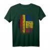 Deutsch Rumänische Flagge T-Shirt - Klassisch geschnittenes Deutschland Rumänien Hemd mit doppeltem Saum