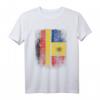 Deutsch Rumänische Flagge T-Shirt - Klassisch geschnittenes Deutschland Rumänien Hemd mit doppeltem Saum