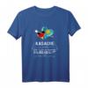 Deutschland und Kasachstan doppelte Staatsbürgerschaft T-Shirt – Lustiges Geschenk für Freunde mit Doppelpass, Urlaub und kultureller Identität