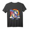 Einhorn reiten T Rex Dinosaurier T-Shirt – Lustiges Fantasy-Design für Kinder und Erwachsene, Perfekt für Geburtstage und magische Anlässe