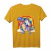 Einhorn reiten T Rex Dinosaurier T-Shirt – Lustiges Fantasy-Design für Kinder und Erwachsene, Perfekt für Geburtstage und magische Anlässe