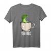 Tea Rex T-Rex Dinosaurier Witz Wortspiel T-Shirt – Lustiges Dino-Design für Tee-Liebhaber & Teepartys