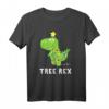 Lustiges T-Rex Dinosaurier Weihnachtsbaum Witzig Weihnachten T-Shirt – Perfektes Geschenk für Dino-Fans und Humorvolle Festtagskleidung