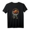 Jurassic World 2 Raptor T-Shirt mit Feuerlogo - Offiziell lizenzierte Dino-Bekleidung für Fans