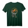 Jurassic World 2 Raptor T-Shirt mit Feuerlogo - Offiziell lizenzierte Dino-Bekleidung für Fans