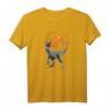Jurassic World 2 Raptor T-Shirt mit Feuerlogo - Offiziell lizenzierte Dino-Bekleidung für Fans
