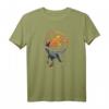 Jurassic World 2 Raptor T-Shirt mit Feuerlogo - Offiziell lizenzierte Dino-Bekleidung für Fans