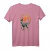 Jurassic World 2 Raptor T-Shirt mit Feuerlogo - Offiziell lizenzierte Dino-Bekleidung für Fans