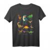 Dinosaurier-Arten Grafiken Dino T-Rex Jungen Dinosaurier T-Shirt – Perfektes Geschenk für Dino-Fans, Fossilien-Sucher & Dino-Geburtstagspartys