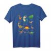Dinosaurier-Arten Grafiken Dino T-Rex Jungen Dinosaurier T-Shirt – Perfektes Geschenk für Dino-Fans, Fossilien-Sucher & Dino-Geburtstagspartys