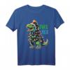 Tree Rex Dinosaur Weihnachts-T-Shirt - Lustiges Dinosaurier Weihnachtsdesign für Familie, Paare & Freunde zu Weihnachten