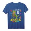 Kinder Dinosaurier T-Shirt zum 5. Geburtstag für Jungen und Mädchen - Klassisch geschnitten, doppelt genähter Saum