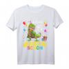 Kinder Dinosaurier T-Shirt zum 5. Geburtstag für Jungen und Mädchen - Klassisch geschnitten, doppelt genähter Saum