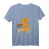 Kinder Geburtstagsshirt 5 Jahre Junge Dinosaurier Dino T-Shirt - Lustiges Dino T-Shirt für Dinosaurier-Fans zum Geburtstag