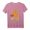 Kinder Geburtstagsshirt 5 Jahre Junge Dinosaurier Dino T-Shirt - Lustiges Dino T-Shirt für Dinosaurier-Fans zum Geburtstag
