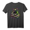 DJ Katze T-Shirt | Disco Katze | Schwarze Party Katze | Lustiges Katzen- & Musik-Design für Party und Alltag