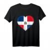 I Love Dominikanische Republik Shirt mit Flagge und Herz – Perfektes Geschenk für Fans, Reisen & Stolz auf die Kultur