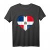I Love Dominikanische Republik Shirt mit Flagge und Herz – Perfektes Geschenk für Fans, Reisen & Stolz auf die Kultur