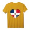 I Love Dominikanische Republik Shirt mit Flagge und Herz – Perfektes Geschenk für Fans, Reisen & Stolz auf die Kultur