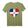 I Love Dominikanische Republik Shirt mit Flagge und Herz – Perfektes Geschenk für Fans, Reisen & Stolz auf die Kultur