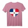 I Love Dominikanische Republik Shirt mit Flagge und Herz – Perfektes Geschenk für Fans, Reisen & Stolz auf die Kultur