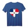 I Love Dominikanische Republik Shirt mit Flagge und Herz – Perfektes Geschenk für Fans, Reisen & Stolz auf die Kultur