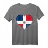 I Love Dominikanische Republik Shirt mit Flagge und Herz – Perfektes Geschenk für Fans, Reisen & Stolz auf die Kultur