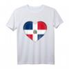 I Love Dominikanische Republik Shirt mit Flagge und Herz – Perfektes Geschenk für Fans, Reisen & Stolz auf die Kultur