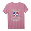 Dominikanische Flagge T-Shirt – Perfektes Geschenk für Urlaub, Fans & Liebhaber der Dominikanischen Republik