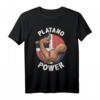Platano Power Dominikanische Republik Pride Merch T-Shirt – Stolz auf die Kultur mit Muskelarm-Design & Platan-Spruch
