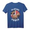 Platano Power Dominikanische Republik Pride Merch T-Shirt – Stolz auf die Kultur mit Muskelarm-Design & Platan-Spruch