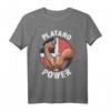 Platano Power Dominikanische Republik Pride Merch T-Shirt – Stolz auf die Kultur mit Muskelarm-Design & Platan-Spruch