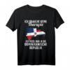 Dominikanische Flagge T-Shirt - Perfektes Geschenk für Urlaub, Fan & Liebhaber der Dominikanischen Republik