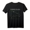 Puerto Plata T-Shirt mit Karte im Vintage Stil – Geschenk für Reisen, Kultur & Lieblingsort in der Dominikanischen Republik