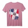 DOMINIKANISCHE REPUBLIK Flagge Damen Herren Kinder Langarmshirt – Klassisch geschnitten, doppelt genähter Saum