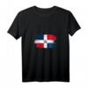 Damen T-Shirt mit Dominikanischer Flagge - Urlaub, Punta Cana & Pride Design mit V-Ausschnitt, Perfektes Geschenk für Freunde