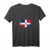 Damen T-Shirt mit Dominikanischer Flagge - Urlaub, Punta Cana & Pride Design mit V-Ausschnitt, Perfektes Geschenk für Freunde