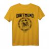 Dortmund Fan T-Shirt - Wir sind die Gelbe Wand, Kultiges Fußball Fan Geschenk mit Skull / Totenkopf Motiv in Schwarz und Gelb