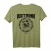Dortmund Fan T-Shirt - Wir sind die Gelbe Wand, Kultiges Fußball Fan Geschenk mit Skull / Totenkopf Motiv in Schwarz und Gelb