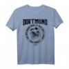 Dortmund Fan T-Shirt - Wir sind die Gelbe Wand, Kultiges Fußball Fan Geschenk mit Skull / Totenkopf Motiv in Schwarz und Gelb