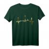 Dortmund Herzschlag Skyline T-Shirt – Ruhrpott Stadion & Wahrzeichen für echte Dortmund-Fans