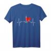 Dortmund Herzschlag Skyline T-Shirt – Fan Outfit mit Herz und Ruhrpott-Charme für echte Dortmunder und Ruhrgebiet-Fans
