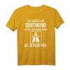 Anti-Dortmund T-Shirt mit Spruch - Das Schönste an Dortmund ist die Autobahn nach Gelsenkirchen für Gelsenkirchen-Fans, perfekt als Geschenk oder Fan-Outfit