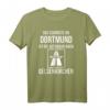 Anti-Dortmund T-Shirt mit Spruch - Das Schönste an Dortmund ist die Autobahn nach Gelsenkirchen für Gelsenkirchen-Fans, perfekt als Geschenk oder Fan-Outfit