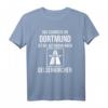 Anti-Dortmund T-Shirt mit Spruch - Das Schönste an Dortmund ist die Autobahn nach Gelsenkirchen für Gelsenkirchen-Fans, perfekt als Geschenk oder Fan-Outfit