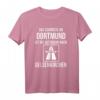 Anti-Dortmund T-Shirt mit Spruch - Das Schönste an Dortmund ist die Autobahn nach Gelsenkirchen für Gelsenkirchen-Fans, perfekt als Geschenk oder Fan-Outfit
