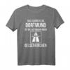 Anti-Dortmund T-Shirt mit Spruch - Das Schönste an Dortmund ist die Autobahn nach Gelsenkirchen für Gelsenkirchen-Fans, perfekt als Geschenk oder Fan-Outfit