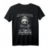 Heute möchte ich was mit Menschen machen Schubsen wäre toll - Lustiges Panda T-Shirt für Sarkasmus, Ironie & schwarzen Humor